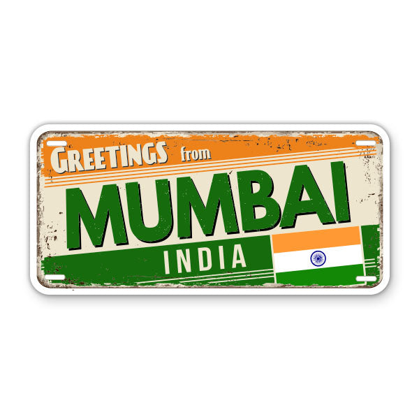 Greetings from Mumbai India Sticker