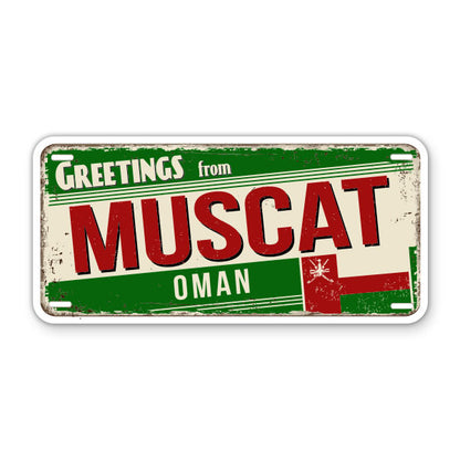 Greetings from Muscat Oman Sticker