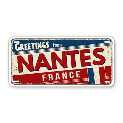 Greetings from Nantes France Sticker