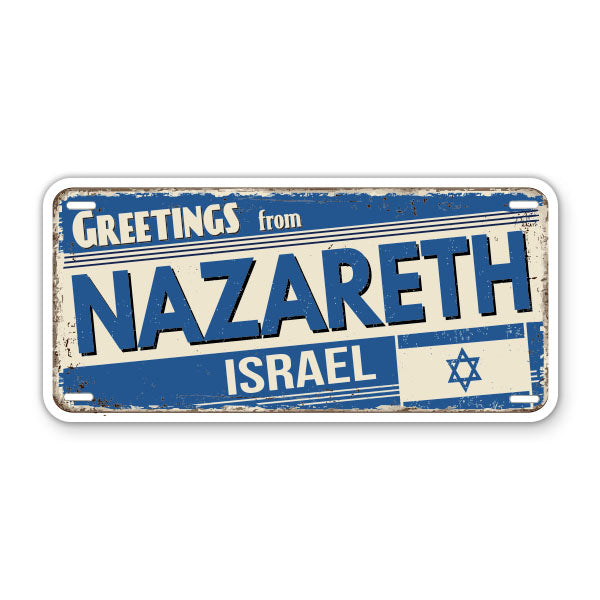 Greetings from Nazareth Israel Sticker
