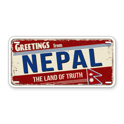 Greetings from Nepal Sticker