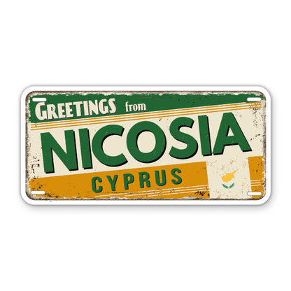 Greetings from Nicosia Cyprus Sticker