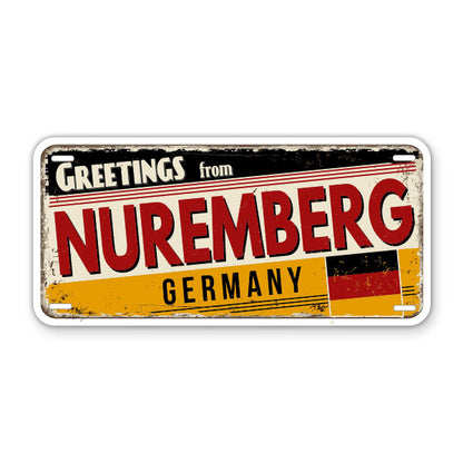 Greetings from Nuremberg Germany Sticker