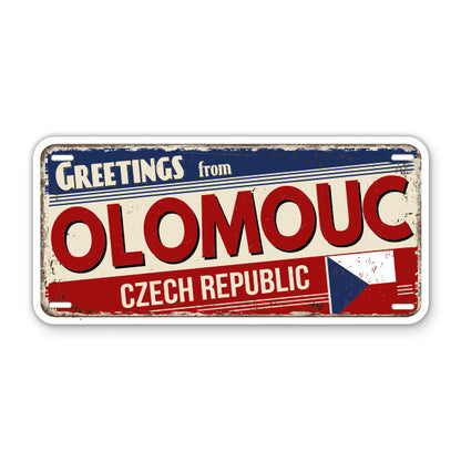 Greetings from Olomouc Czech Republic Sticker