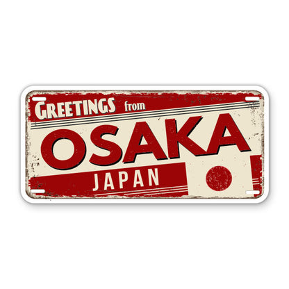 Greetings from Osaka Japan Sticker