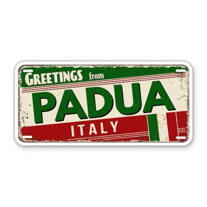 Greetings from Padua Italy Sticker