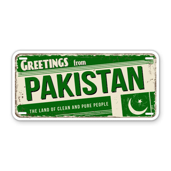 Greetings from Pakistan Sticker
