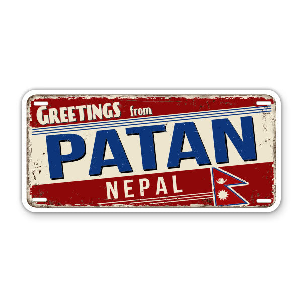 Greetings from Patan Nepal Sticker