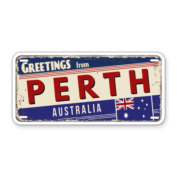 Greetings from Perth Australia Sticker