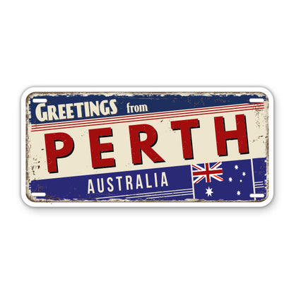 Greetings from Perth Australia Sticker
