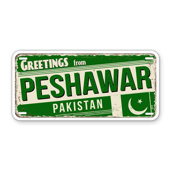Greetings from Peshawar Pakistan Sticker