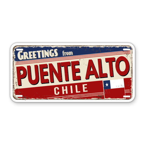 Greetings from Puente Alto Chile Sticker