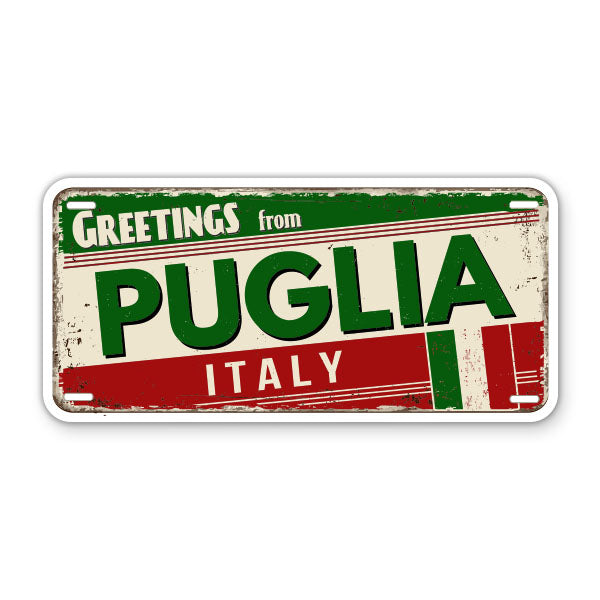 Greetings from Puglia Italy Sticker