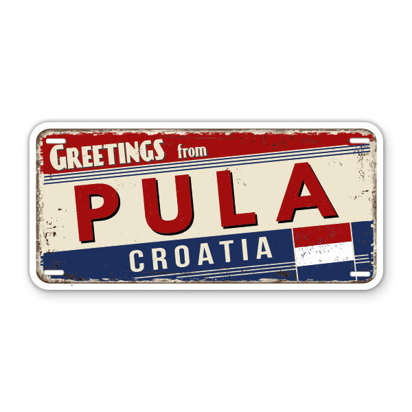 Greetings from Pula Croatia Sticker