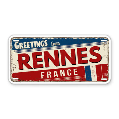 Greetings from Rennes France Sticker