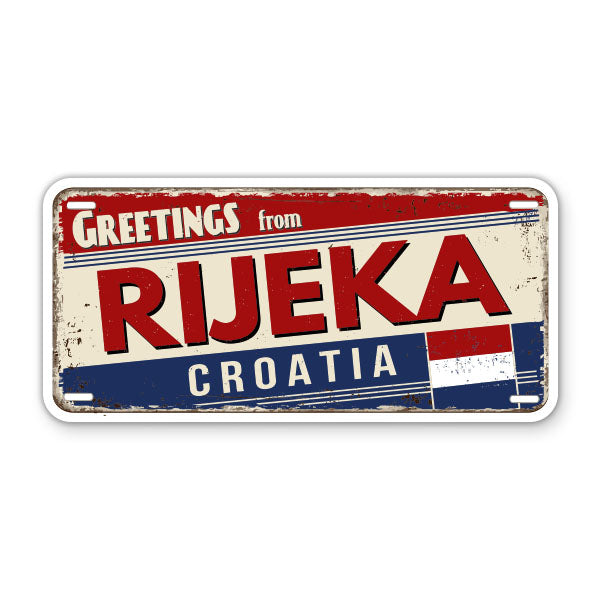 Greetings from Rijeka Croatia Sticker