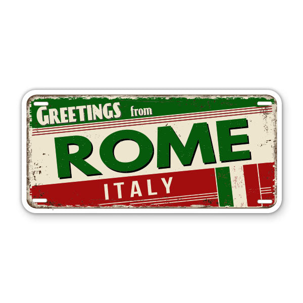 Greetings from Rome Italy Sticker