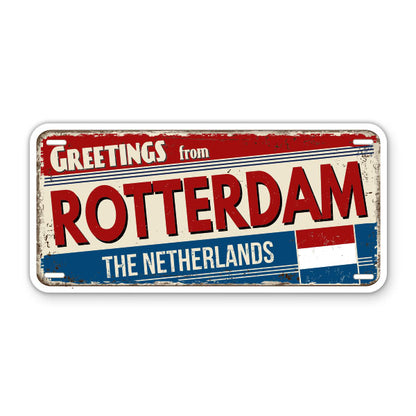 Greetings from Rotterdam The Netherlands Sticker