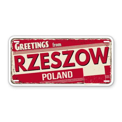 Greetings from Rzeszow Poland Sticker