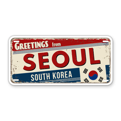 Greetings from Seoul South Korea Sticker