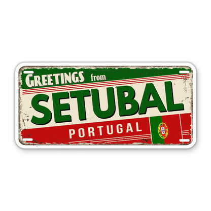 Greetings from Setubal Portugal Sticker