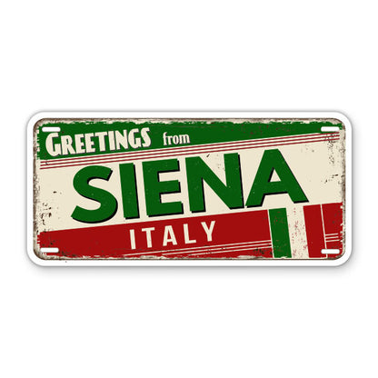 Greetings from Siena Italy Sticker