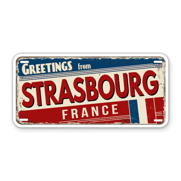 Greetings from Strasbourg France Sticker