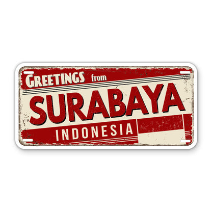Greetings from Surabaya Indonesia Sticker