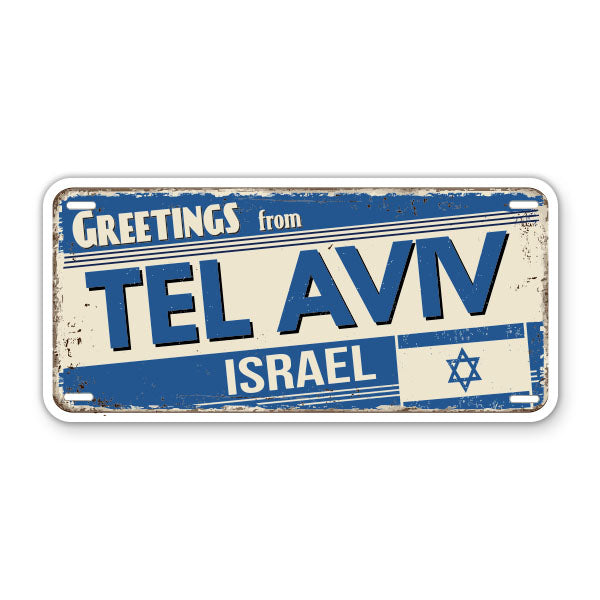 Greetings from Tel Aviv Israel Sticker