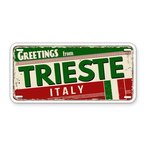 Greetings from Trieste Italy Sticker