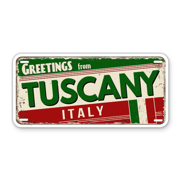 Greetings from Tuscany Italy Sticker