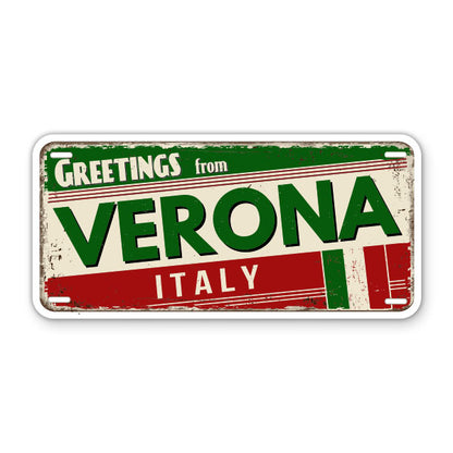 Greetings from Verona Italy Sticker