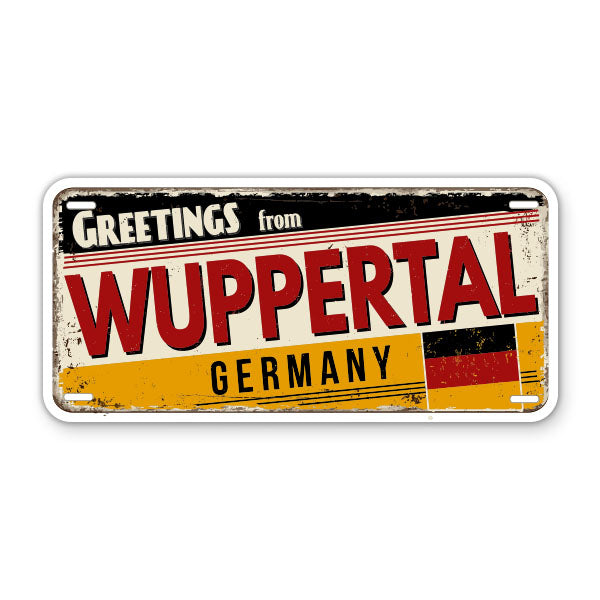 Greetings from Wuppertal Germany Sticker