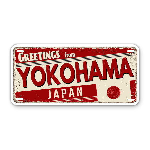 Greetings from Yokohama Japan Sticker