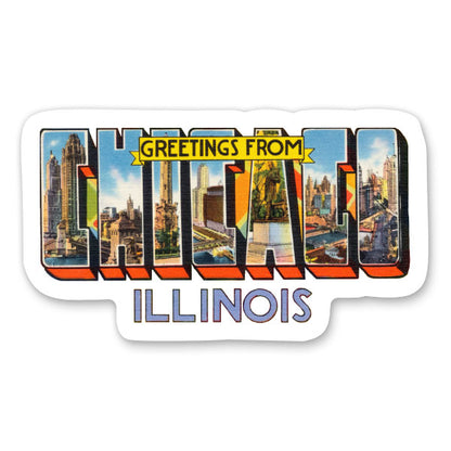 Greetings from Chicago Illinois Sticker