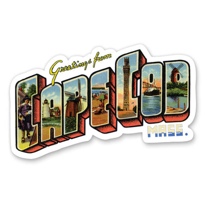Greetings from Cape Cod Sticker