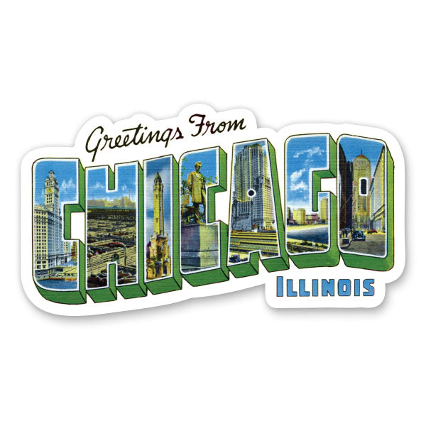Greetings from Chicago Illinois Sticker