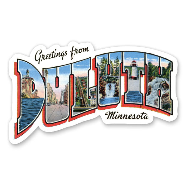 Greetings from Duluth Minnesota Sticker