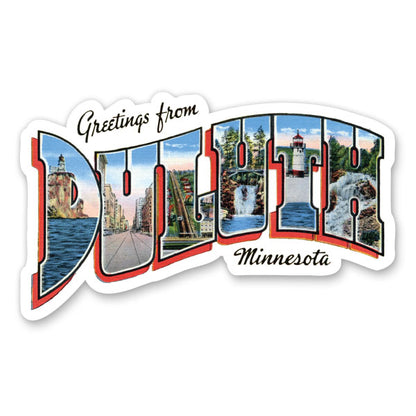 Greetings from Duluth Minnesota Sticker