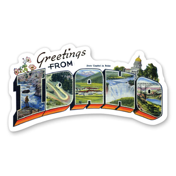 Greetings from Idaho Sticker
