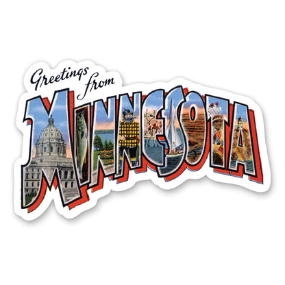 Greetings from Minnesota Sticker