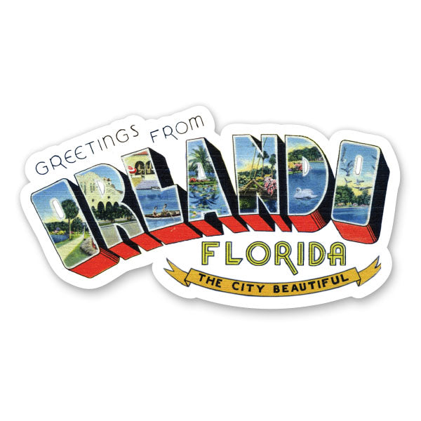 Greetings from Orlando Sticker
