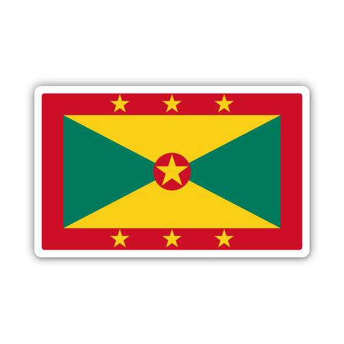 Grenada Flag Sticker