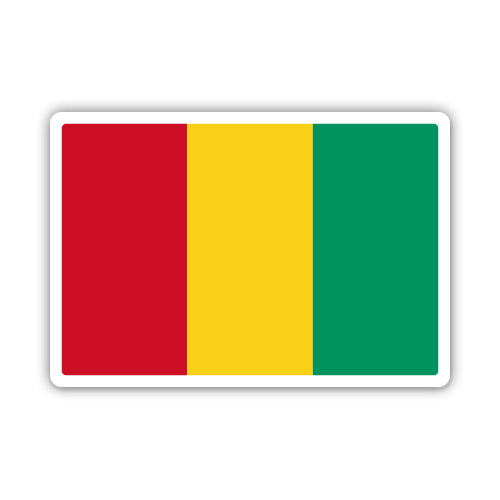 Guinea Flag Sticker