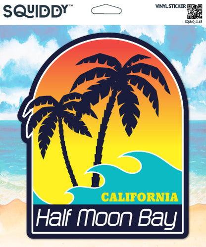 Half Moon Bay California Sticker