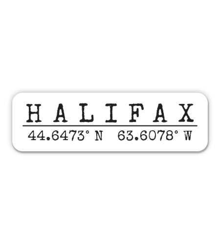 Halifax Canada Sticker