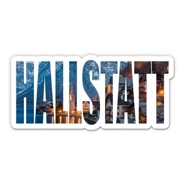 Hallstatt Austria Sticker