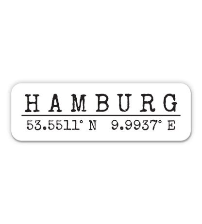 Hamburg Germany Sticker