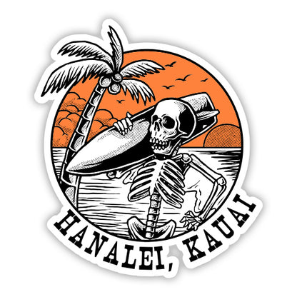 Hanalei Kauai Hawaii Sticker