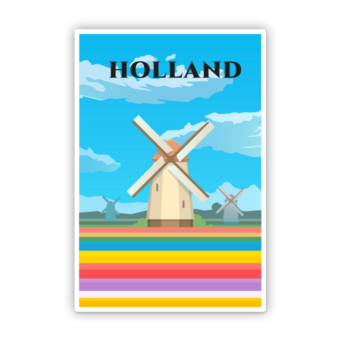 Holland Travel Sticker